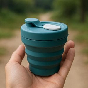 Expandable Silicone Travel Bottle Leakproof Foldable Drinking Cup Pocket Sized Portable Mug For Outdoor Adventure Sports Camping