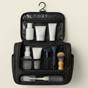 Hanging Toiletry Bag Large Capacity Cosmetic Makeup Organizer Waterproof Travel Organizer For Shaving Accessories Hygiene Essentials Kits